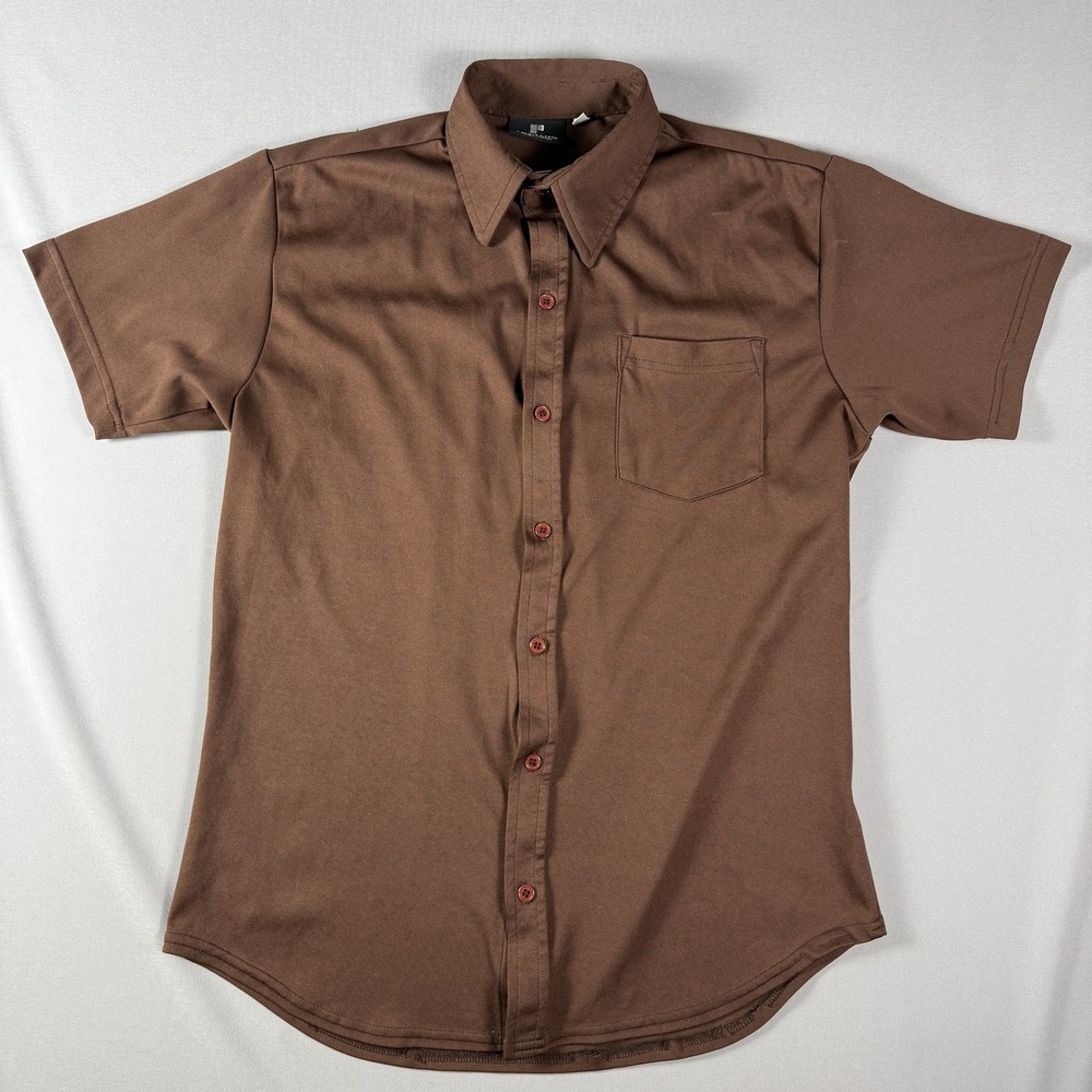 Positano Shirt Mens XL Short Sleeve Button Up Made USA Charlie Lapson Pocket